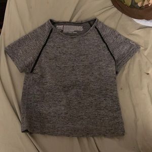 Victoria secret Grey athletic crop top